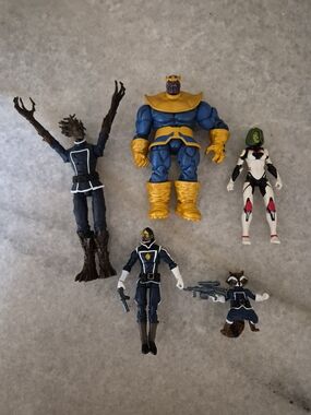 Marvel Guardians of the Galaxy Lot of 5 action figures 3.75"